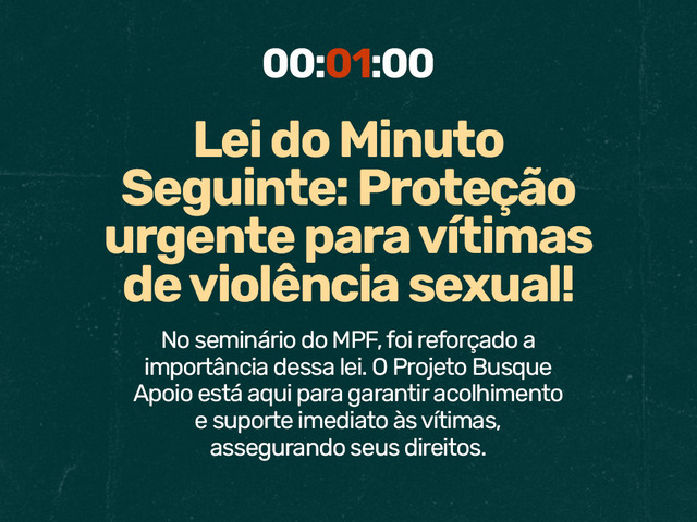 Capa do post Seminário do MPF destaca importância da Lei Maria da Penha e da Lei do Minuto Seguinte